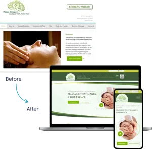 massage of hunterdon after before image